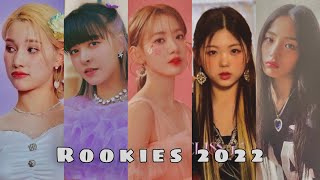 KPOP ROOKIES 2022 AGE ORDER (FEMALE)  KEP1ER, NMIXX, LE SSERAFIM, CLASS:Y, NEWJEANS