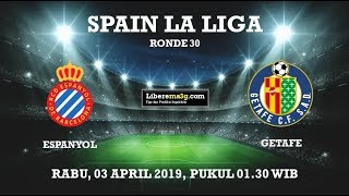 Prediksi dan Tips Bola dari Espanyol Vs Getafe 03 April 2019