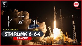 Live: SpaceX Launches 14th Mission of May | Starlink 6-64 Launch From Florida