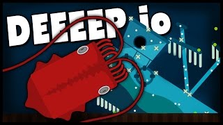 Deeeep.io - RELEASE THE KRAKEN! GIANT SQUID Is The Biggest Animal - New Animals - Deeeep.io Gameplay