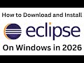 How to download and install Eclipse IDE on Windows in 2026 #coding #eclipse