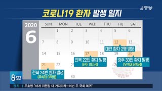 [JTV 8 뉴스] 벌써 3차 감염...도청 옆 방문판매장, 폐쇄