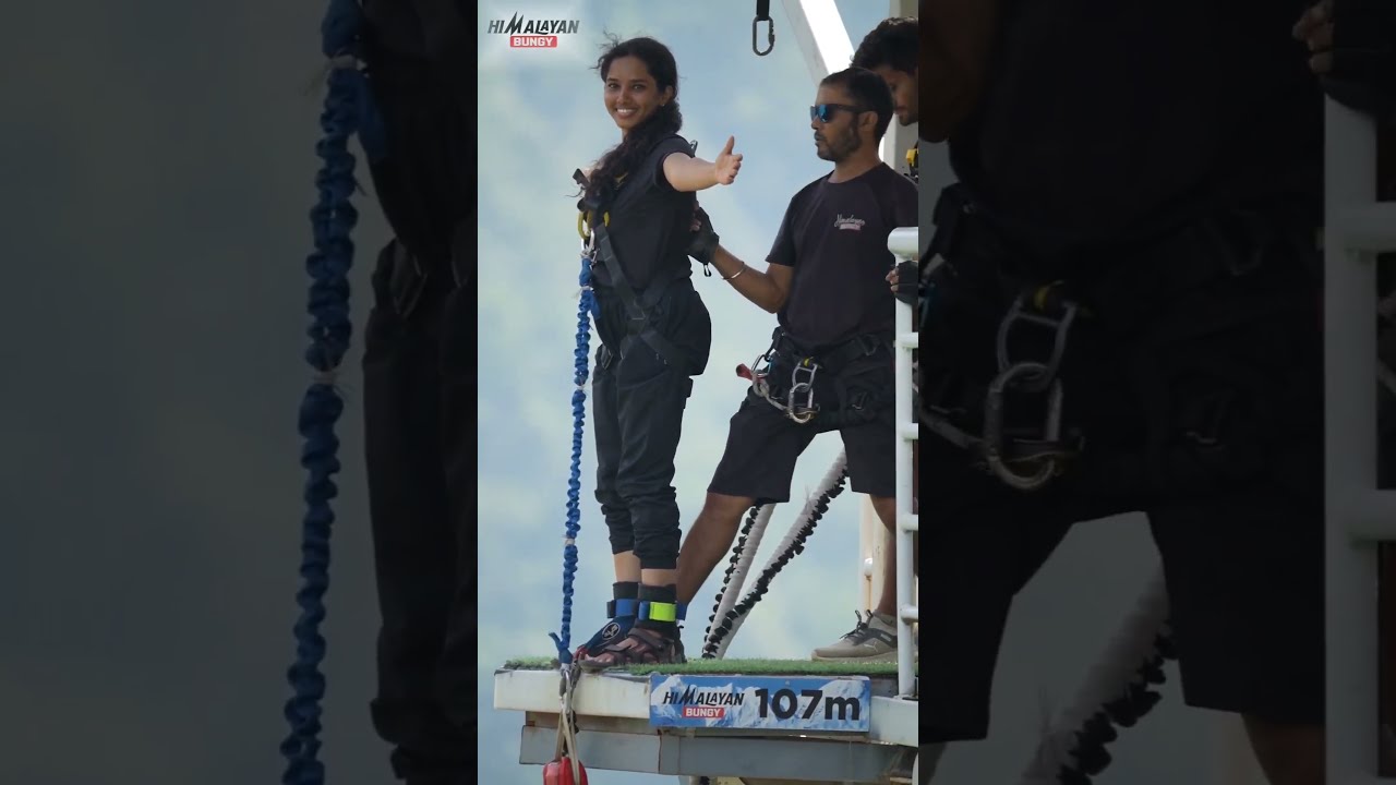 India's Highest Bungee Jumping At Rishikesh. #bungeejumping #rishikesh ...