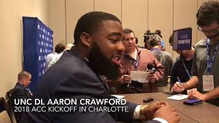 UNC DL Aaron Crawford on Scotland graduate Jonathan Smith