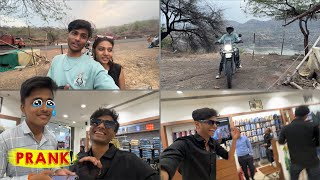 😆आरोही आणि मी फिरायला गेलो 🤣आणि मित्रावर prank केला 😂Rushikesh Gadekar Vlogs