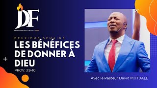 JDF 2025 (Jour 6 ) |  DONNER À DIEU, UN ACTE D'ADORATION | Pst. David MUTUALE | 14.01.2025