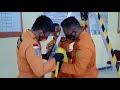 latihan evakuasi menggunakan tripod~ vertical rescue