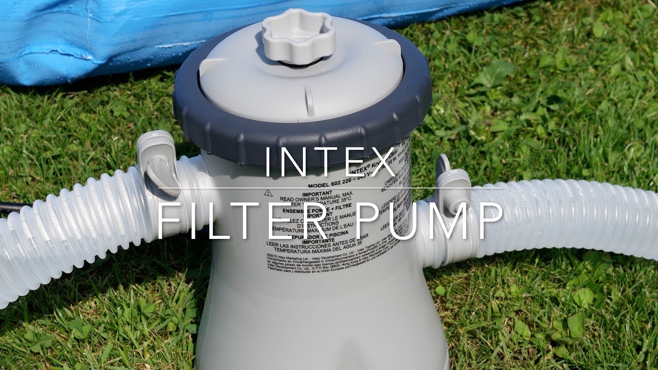 Manual For A Intex 1600 Gph Saltwater System Sand Filter Pump