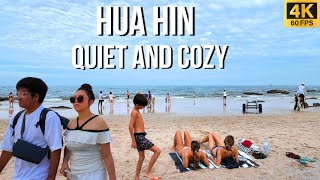 [4K] Walk along Hua Hin, Thailand. Very nice city! 2025