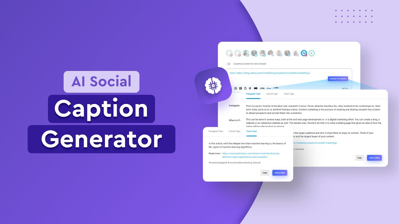 AI Social Media Caption Generator: Instantly Create Post Captions ...