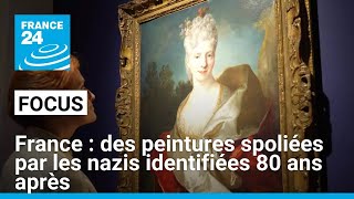 France : des peintures spoliées par les nazis identifiées 80 ans après • FRANCE 24