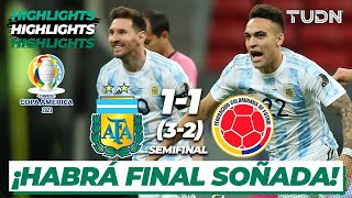 Highlights | Argentina 1(3)-(2)1 Colombia | Copa América 2021 | Semifinal | TUDN