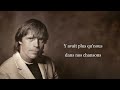 pierre bachelet vingt ans lyrics video