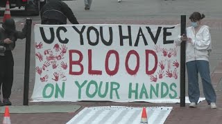 UC Berkeley students protest demanding Gaza ceasefire