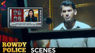 Vishal Catches Criminals | ROWDY POLICE Kannada Movie | Vishal | Raashi Khanna | Kannada Filmnagar