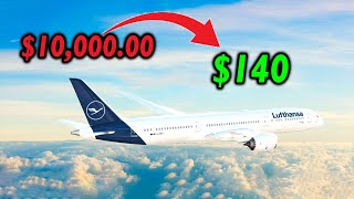 $10,000 Lufthansa First Class Flight for FREE!!!