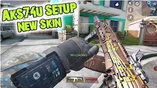 Aks74u Best Loadout COD Mobile - Aks74u Metal Note *NEW* Skin Gameplay