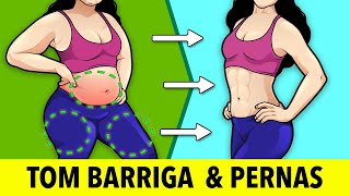 Treino Especial Para Tonificar A Barriga E As Pernas