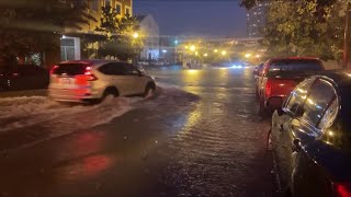 Flash flooding in Downtown Roanoke