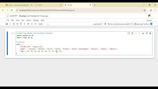 Data Science Libraries in Python - Part 2 - Pandas