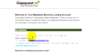 How To Setup Your MapQuest Business Account