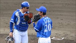 横浜DeNAベイスターズ2軍　9回裏　須田幸太投手の投球風景20180324鎌ヶ谷スタジアム