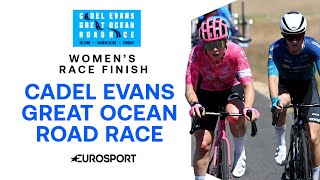 NOBODY COMES CLOSE! 🚀 | Women's Race Finish | Cadel Evans Great Ocean Road Race