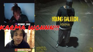 Rapper REACTS to KARMA - YOUNG GALEECH| OFFICIAL MUSIC VIDEO| 2023|Karma VS Young Galeeb Beef (Ep.5)