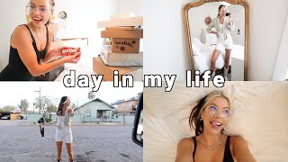 day in my life as a YouTuber, filming, photoshoots & more