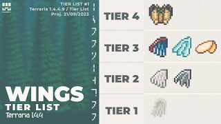 Wings Tier List - Terraria 1.4.4