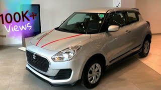 BS6 Maruti Suzuki Swift VXI Metallic Silver With Accessories Included | 2020 | Full Detailed Review