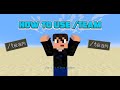 How to Use The /teams Command! Full Guide for Minecraft: Java Edition 1.21.4