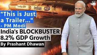 This is just a Trailer says PM Modi over India's BLOCKBUSTER GDP Numbers | By Pr