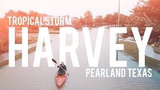 Hurricane Harvey Flooding Part 3 - West Pearland TX 8/29/17