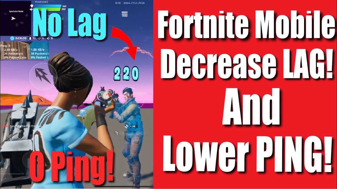 How To DECREASE LAG/LOWER PING On Fortnite Mobile! - YouTube