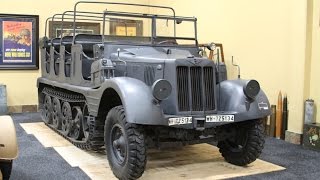 World War 2 Hanomag Sd. Kfz. 11 German Half-Track 1938 Walk Around