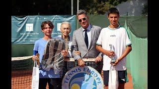 Tenis Bohdan Tomaszewski Cup 2023 finał chłopców Alexandrescou - Sadzik 6-3 3- 6-3