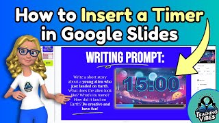 How to Insert a Timer into Google Slides | Adding Countdown Timers to Presentations 👩🏫