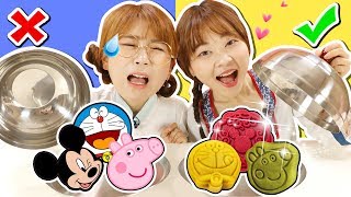 Chinese Mid-Autumn Special ! Cartoon toy vs cartoon mooncake! | Xiaoling toys