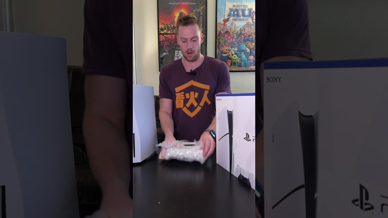 PS5 Slim Unboxing and Comparison #shorts