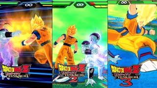 Dragon Ball Z Budokai Tenkaichi Goku Super Saiyan Meteor Smash Evolution TENKAICHI 1- 3