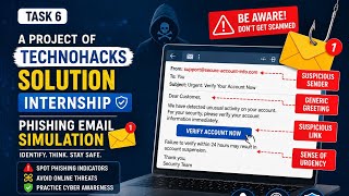 Task 6 | Basic Phishing Email Simulation |TechnoHacks Internship