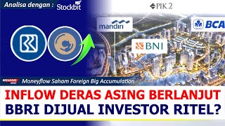 Asing Borong BBRI  Saat Ritel Jual Saham BBRI? Simak Juga Analisa BMRI BBNI UNTR ADRO \u0026 CBDK