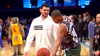 Giannis Antetokounmpo Mic'd Up at 2015 NBA Rising Stars game