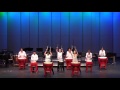 drum unison《holiday celebration》nw drum ensemble of the seattle chinese orchestra