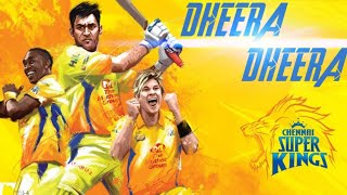 CSK - Dheera Dheera | IPL-2020 | Tribute video #1