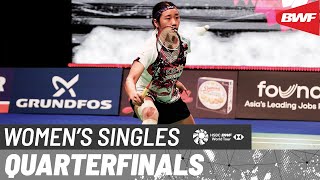 VICTOR Denmark Open 2024 | An Se Young (KOR) [1] vs. Supanida Katethong (THA) [7] | QF