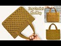 Simple & Elegant Crochet Handbag - How to Make Crochet Bag Easy for Beginners (SUBTITLE)