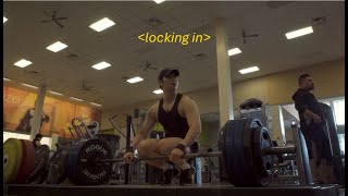 Locking in. 2 Day Gym Split. What I Eat in a Day. (A vlog)