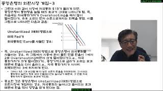 중앙은행의 외환시장 개입